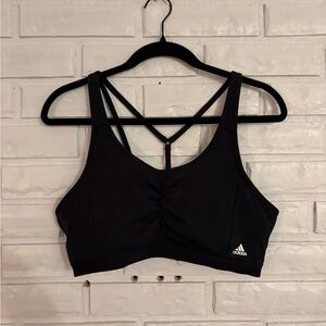Adidas Women's Black Strappy Sports Bra